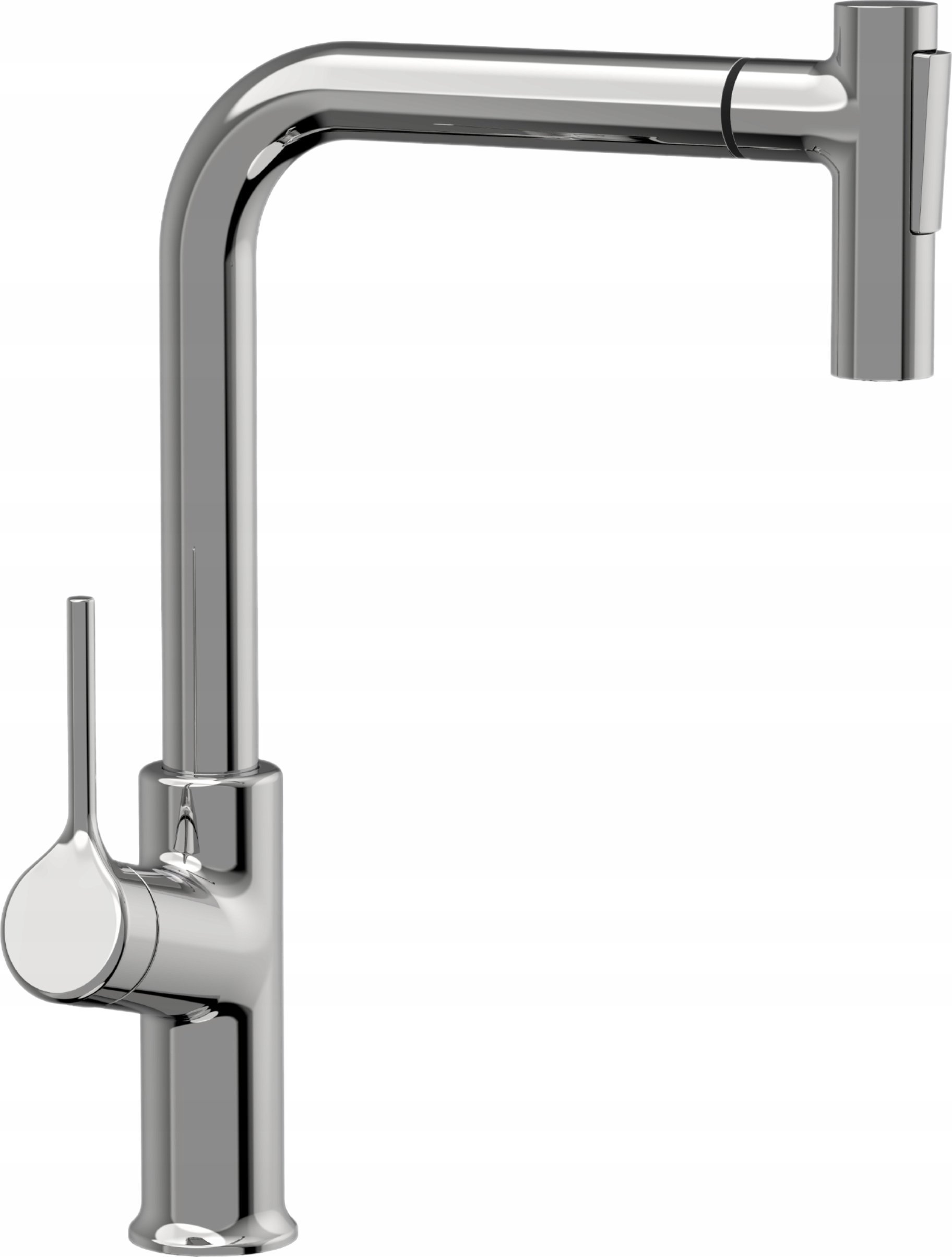 Sink mixer INVENA FARSALA, with pull-out spout, chrome color.