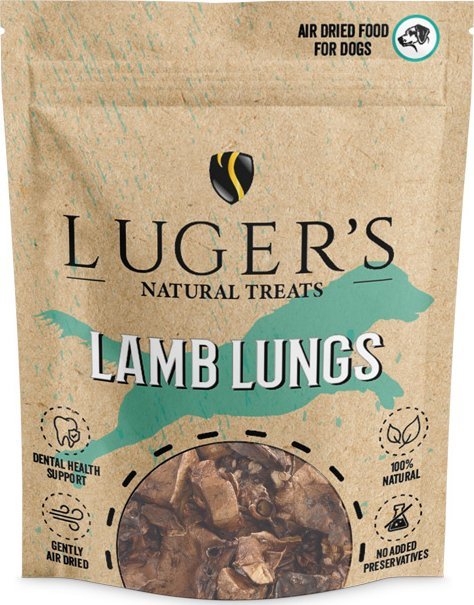 Luger's Natural Treats Przysmak dla psa płuca jagnięce 100 g