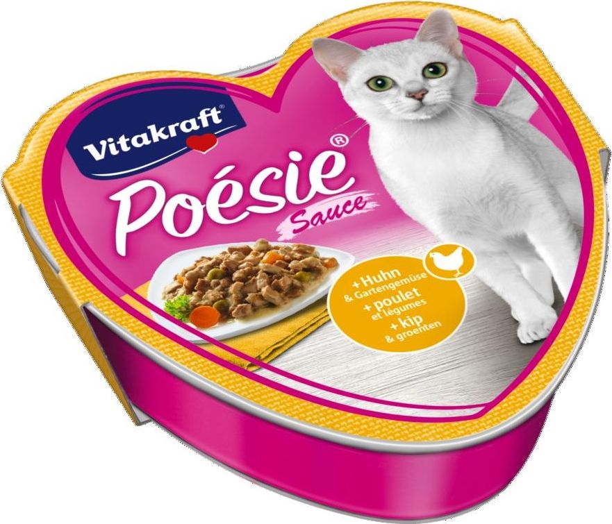 Vitakraft VITAKRAFT KOT 85g tacka POESIE KURA INDYK sos /15