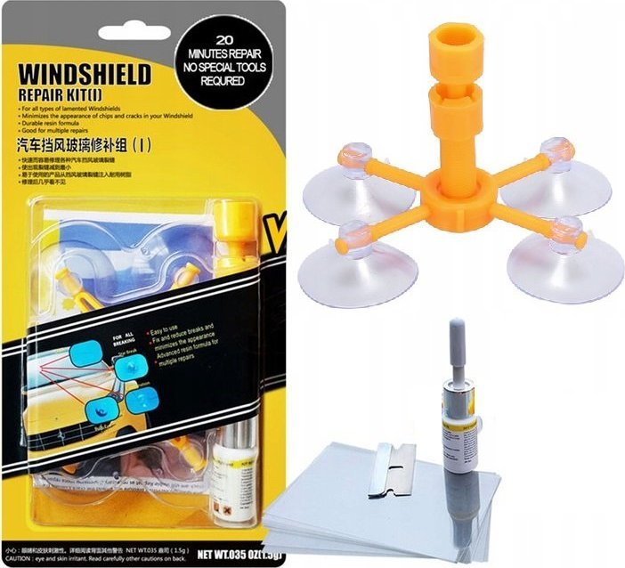 Zestaw Windshield do naprawy szyb samochodowych