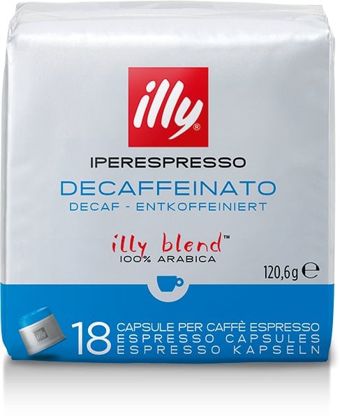 Kapsułki illy Iperespresso Decaffeinato - 18 szt.