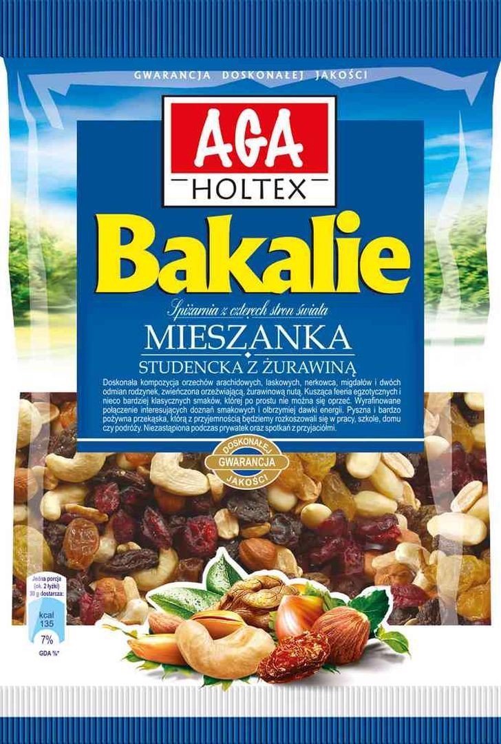 Aga Holtex Aga Holtex Mieszanka studencka 150g Bakalie