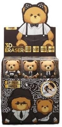 Cresco Gumka do ścierania Bear (24szt)