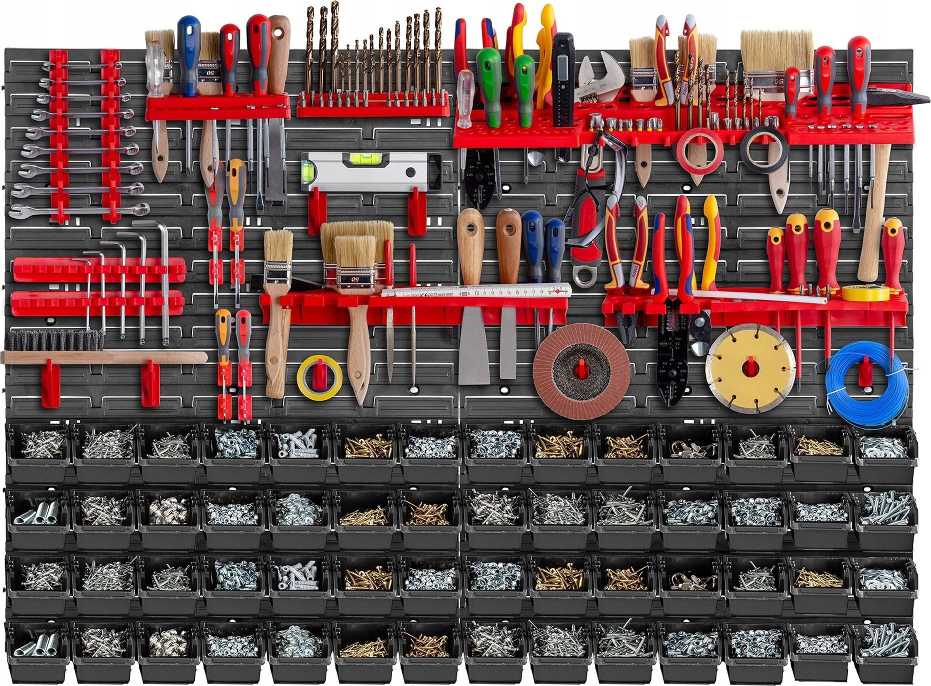Kadax KADAX Tablica Narzędziowa Ścianka 116x78cm 81 el