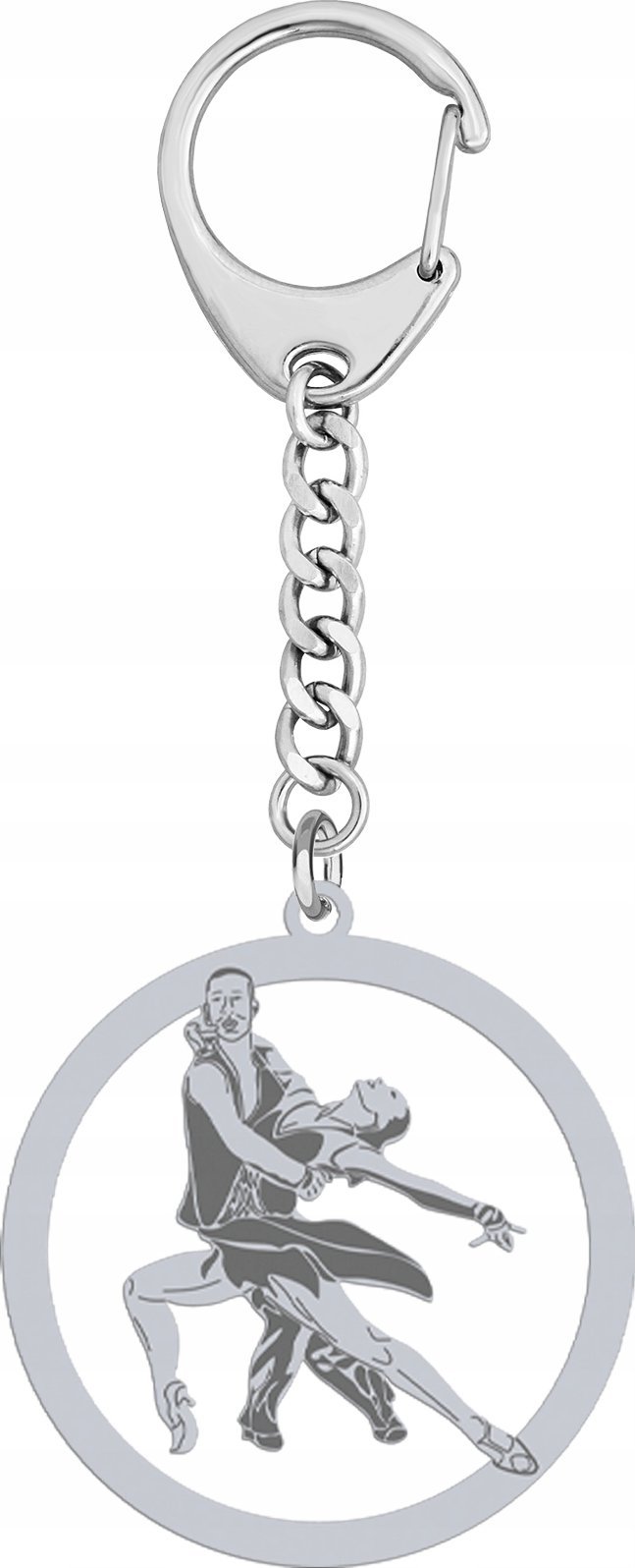 Radziszewska Jewellery Brelok do kluczy Taniec Latino SREBRO 925 Prezent GRAWER ŻYCZENIA GRATIS