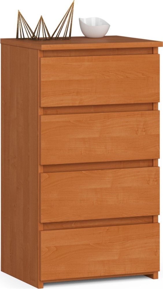 Fabryka Mebli Akord Komoda CL4 40 cm 4 szuflady - olcha