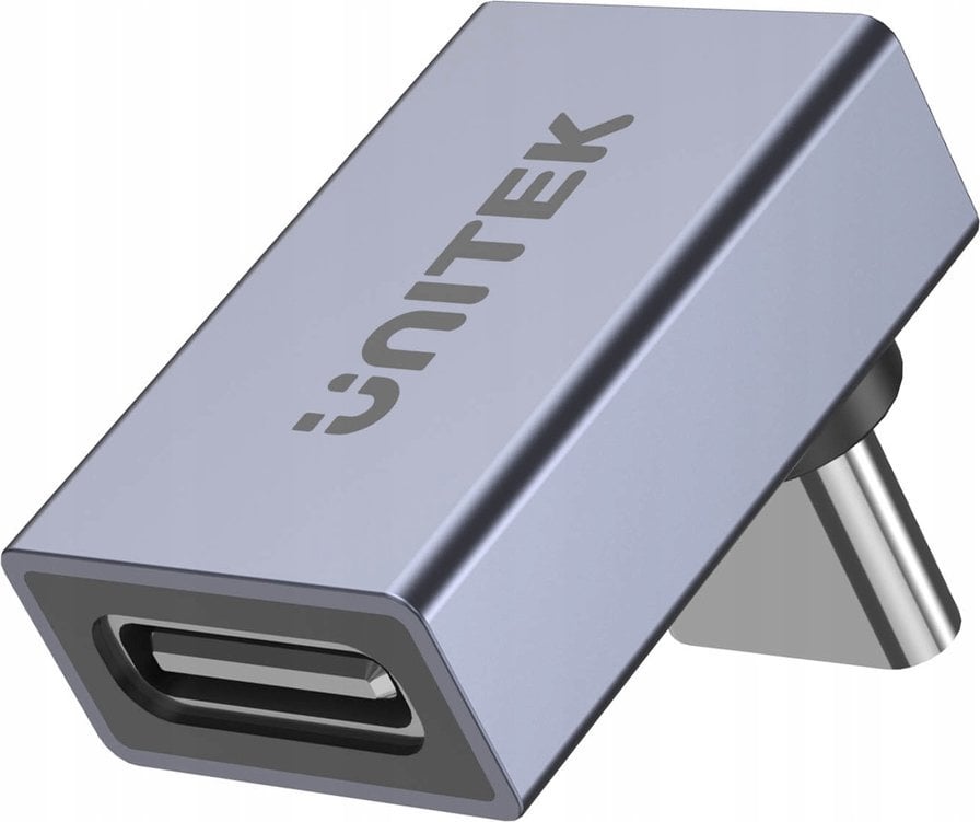 Adapter USB Unitek A1039GY01 USB-C - USB-C Szary (A1039GY01)
