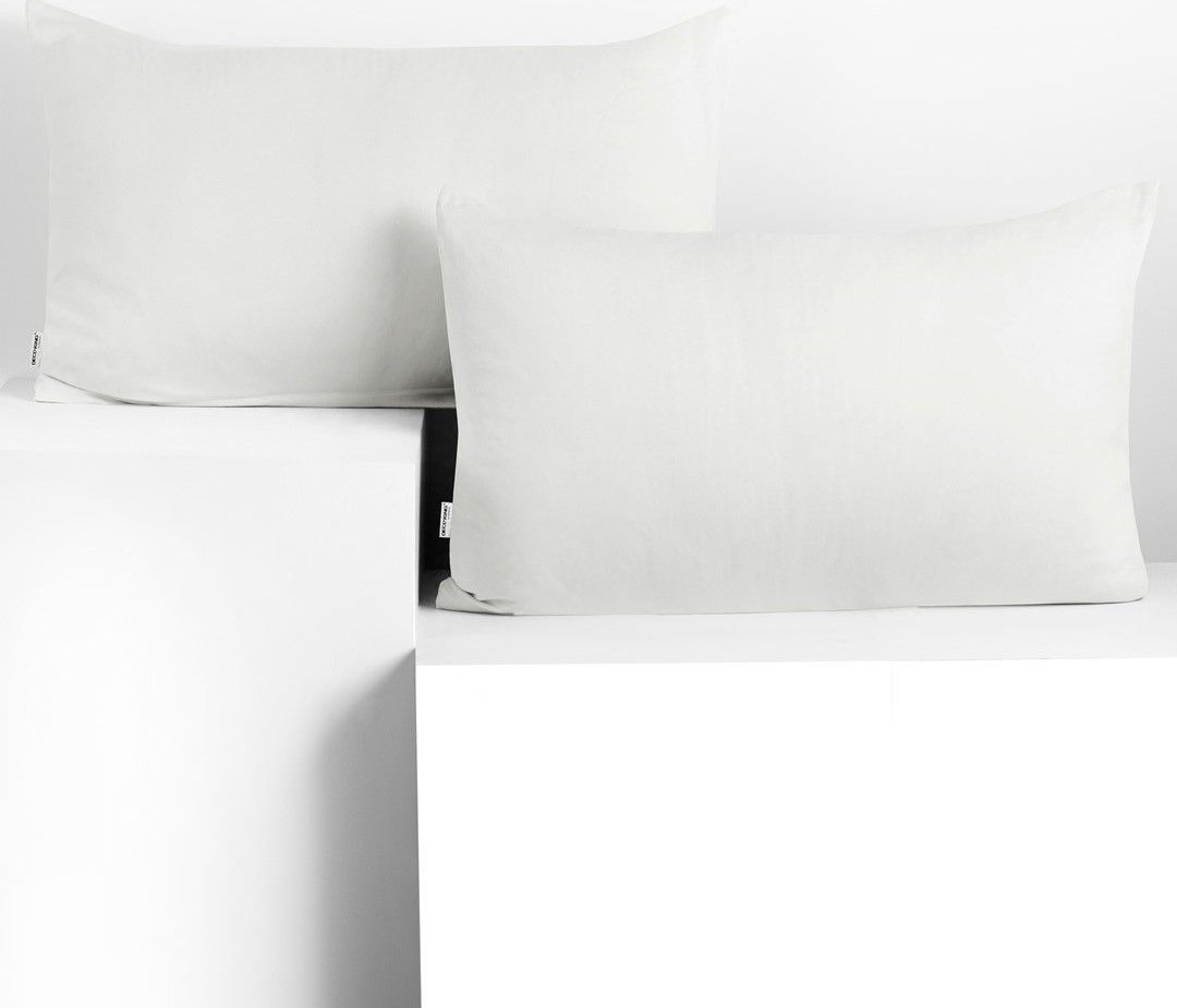 Decoking DecoKing Poszewka dekoracyjna AMBER Gładka Jersey 50x60 biały x2