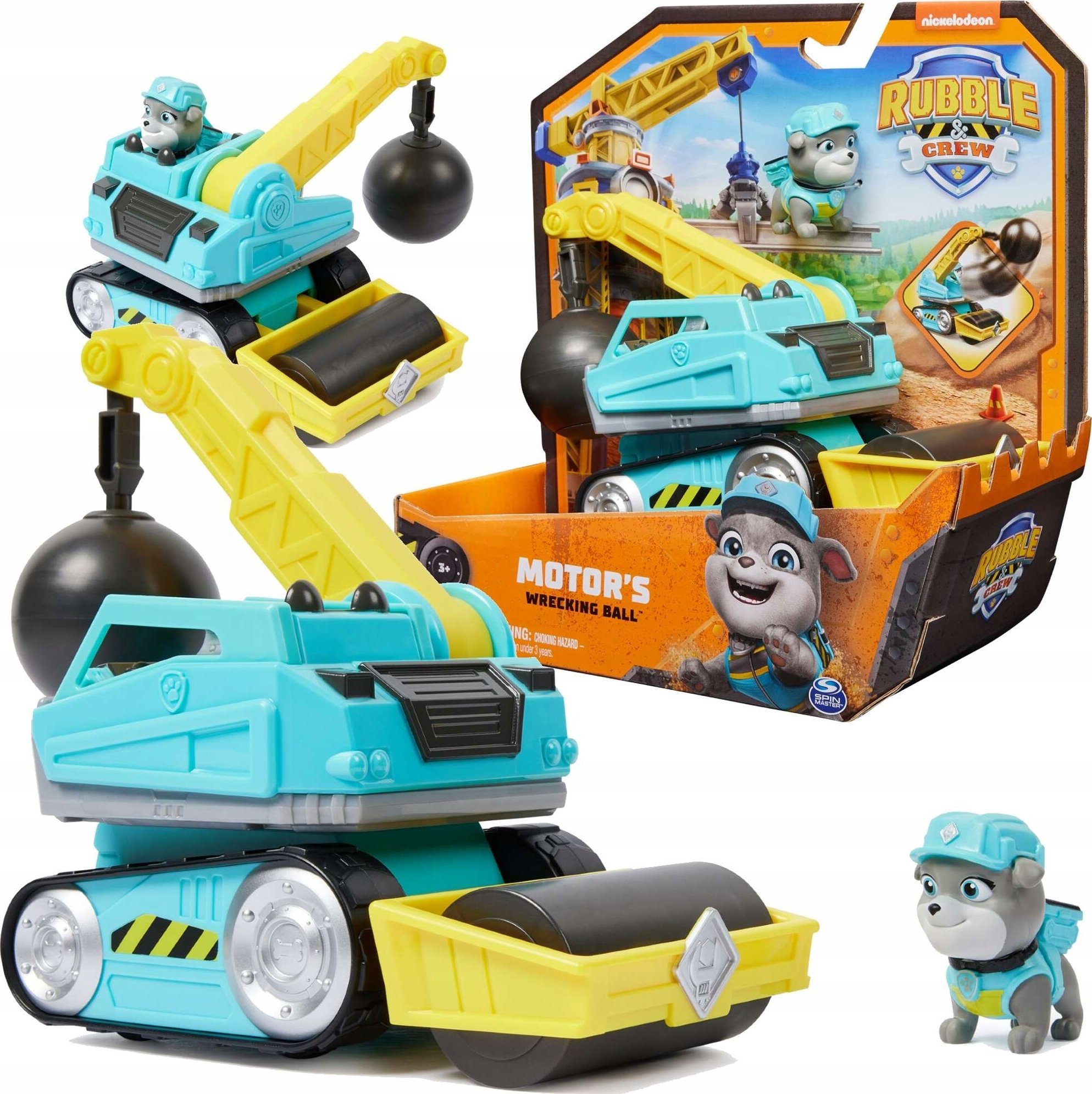 Spin Master Pojazd Psi Patrol Rubble i jego Ekipa Motor (GXP-935217)