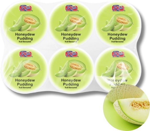 Rico Honeydew Pudding deser o smaku melona na wodzie kokosowej