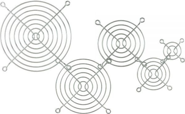 InLine Grill ochronny na wentylator 80mm Srebrny (33378)