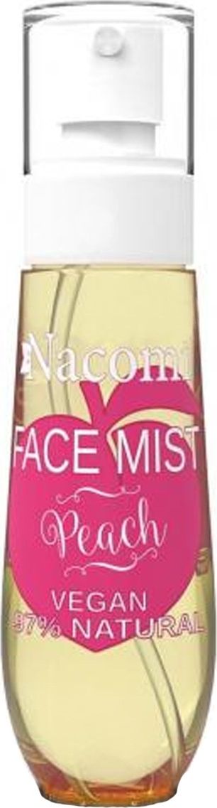 Nacomi Face Mist Vegan Natural Peach mgiełka do ciała i twarzy o zapachu Brzoskwini 80ml