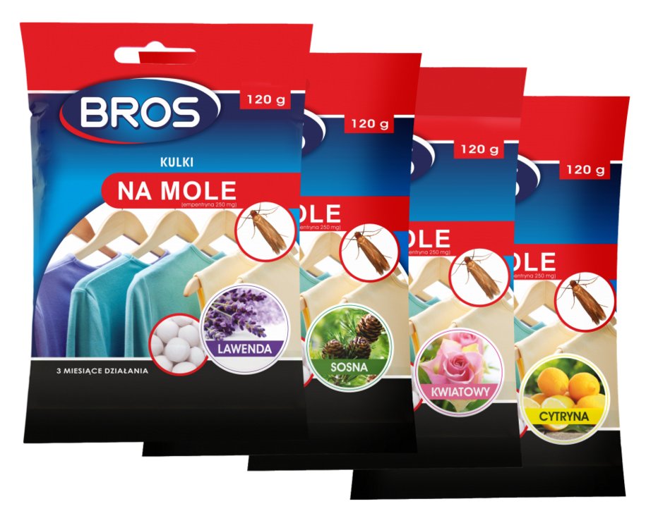 Bros Kulki na mole lawendowe 120g 203