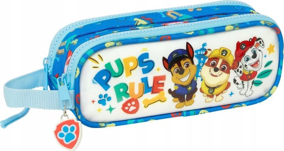 Piórnik Safta Piórnik szkolny dla chłopca saszetka podwójny PSI PATROL PAW PATROL