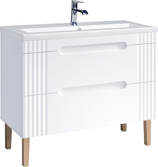 Comad Szafka z umywalką, stojąca, Fiji, 100x46x62 cm, biały, mat