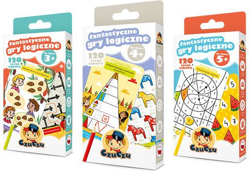 Czuczu Fantastyczne gry logiczne 3+ - (9515)