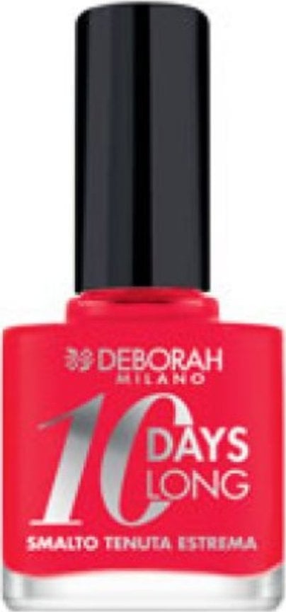 Deborah Deborah, 10 Days Long, Nail Polish, EN870, Coral Red, 11 ml For Women
