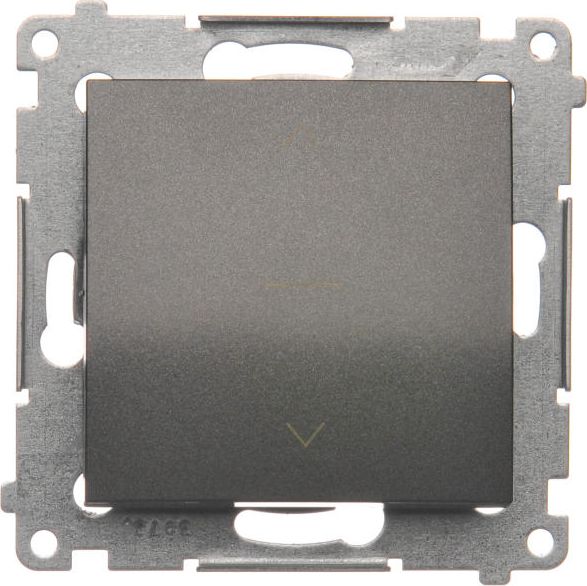 Kontakt-Simon Łącznik żaluzjowy trój-pozycyjny 1-0-2 SIMON54 antracyt (DZW1K.01/48)