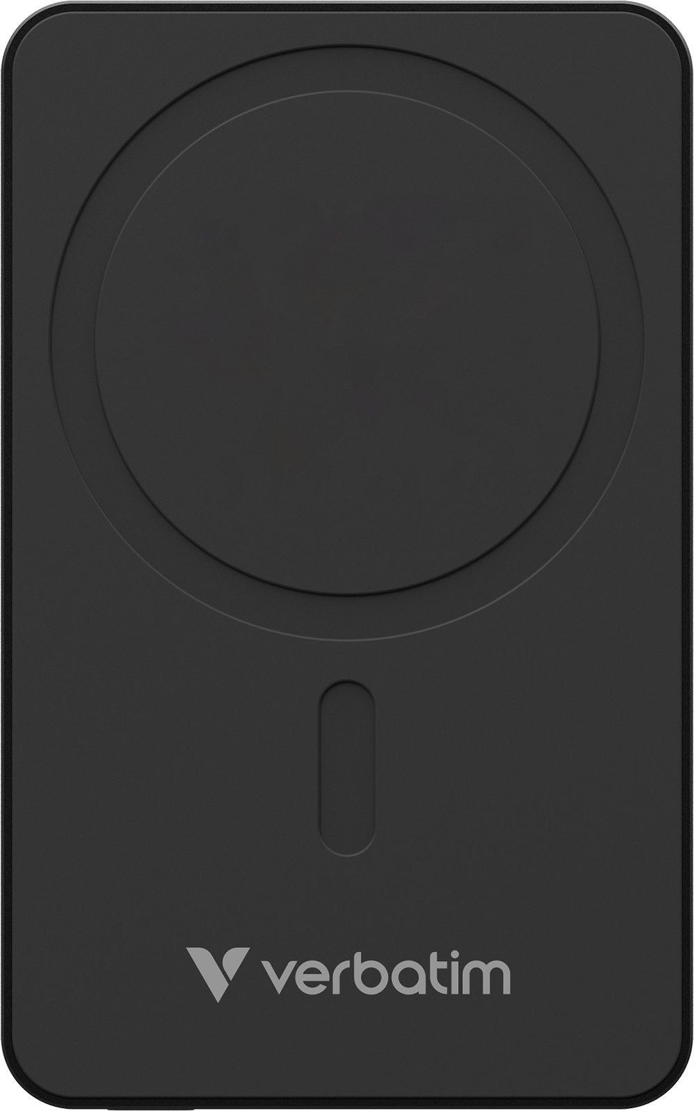 Verbatim, powerbank z �adowaniem bezprzewodowym, 5V, �adowanie telefonu, 32225, 5000mAh, Mocowanie magnetyczne, Czarny