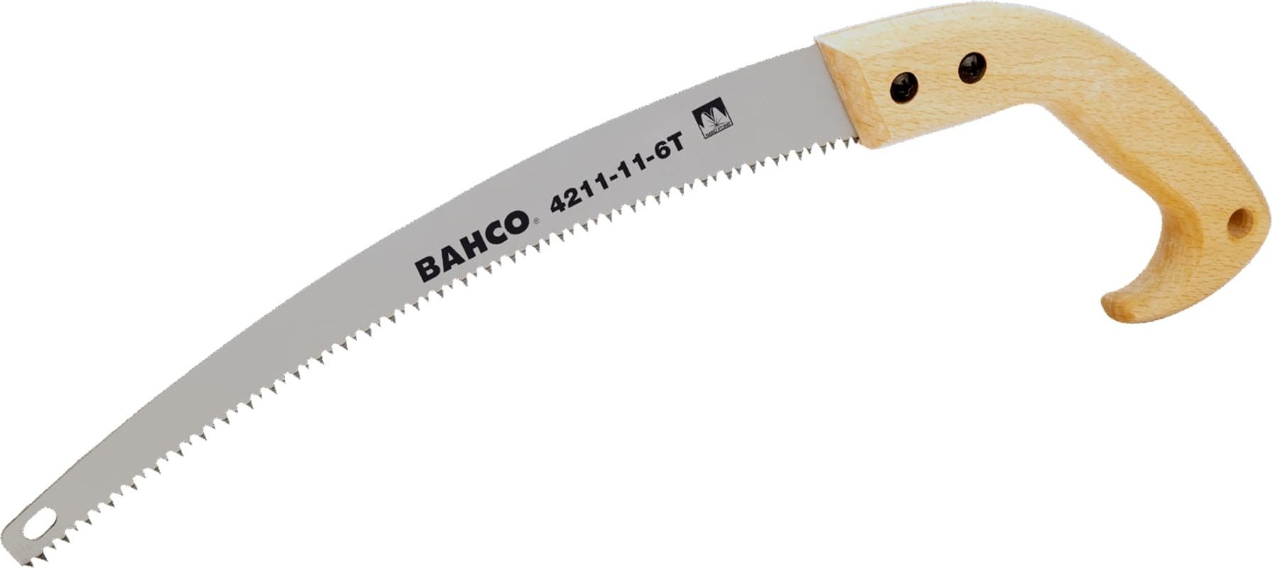 Bahco Piła sadownicza 280 mm 6Z/Cal z drewnianą rękojeścią BAHCO