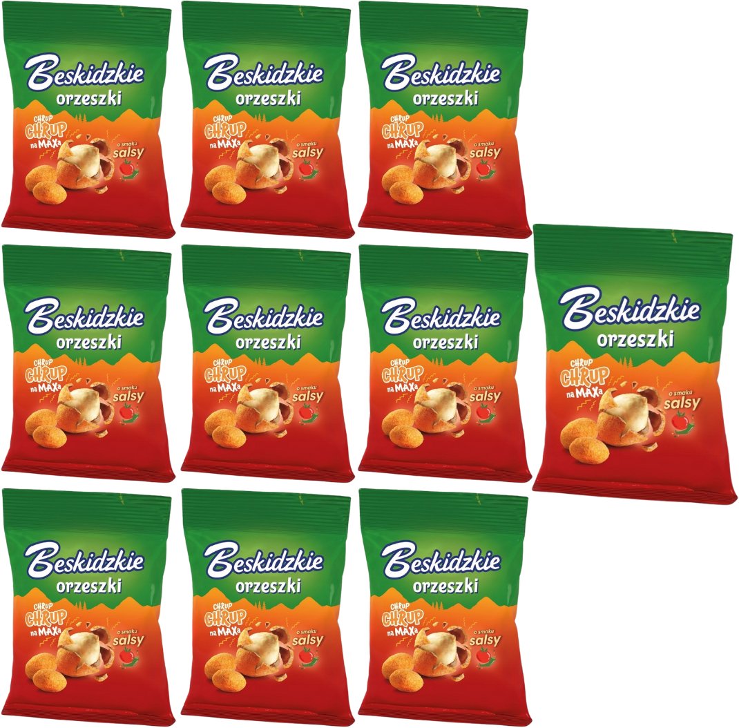 Aksam orzeszki o smaku salsy 70 g x 10 sztuk