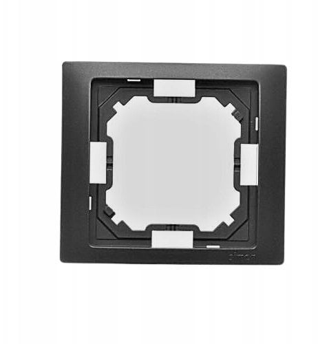 Simon Basic Ramka 1-krotna Neos IP20 czarny mat BMRC1/49