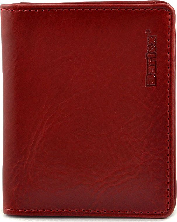 Bartex BARTEX 10098D skórzany portfel RFID * czerwony 10098D