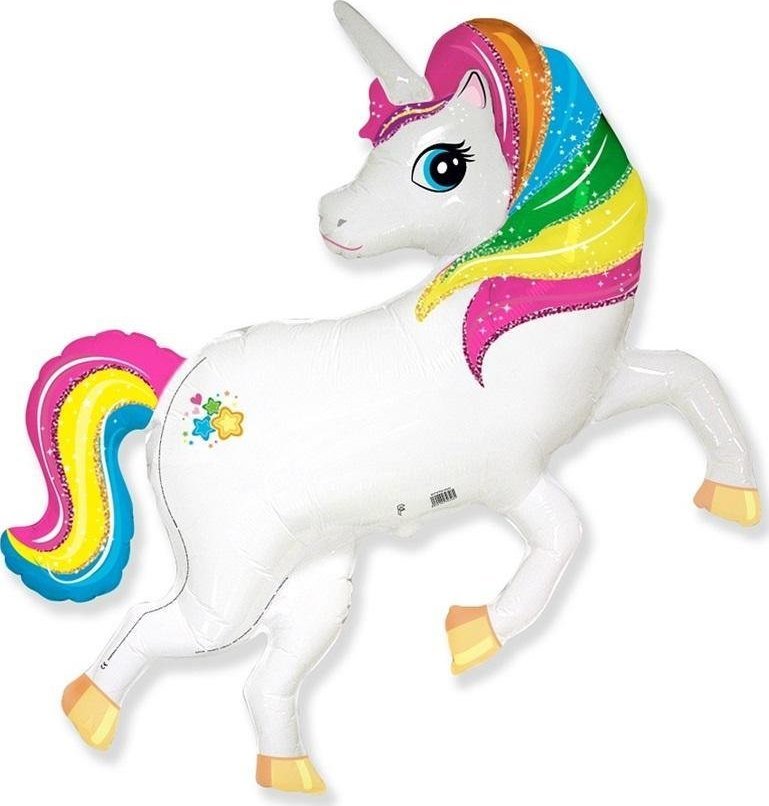 GoDan Balon foliowy Jednorożec tęczowy FX 61cm