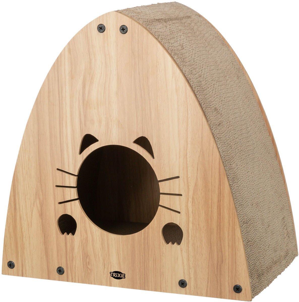 Trixie Drapak stojący dla kota, MDF, jasnobrązowy, 48 x 48 x 28 cm