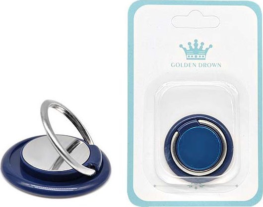 Vega UCHWYT TELEFONU STOJAK PREMIUM UNIWERSALNY VEGA GRANATOWY RING HOLDER>