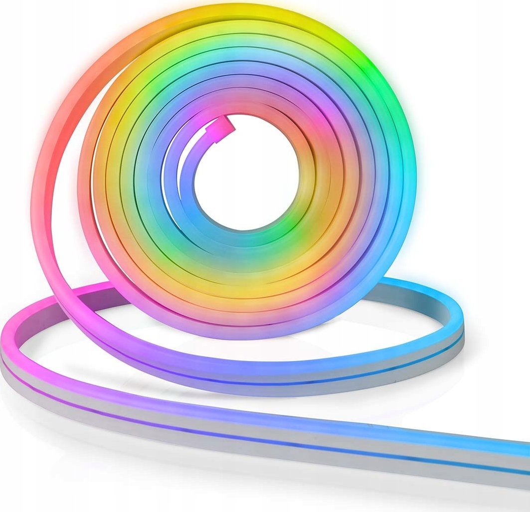 Nedis Nedis WIFILN51CRGB inteligentne oświetlenie Inteligentne światło paska Wi-Fi Biały