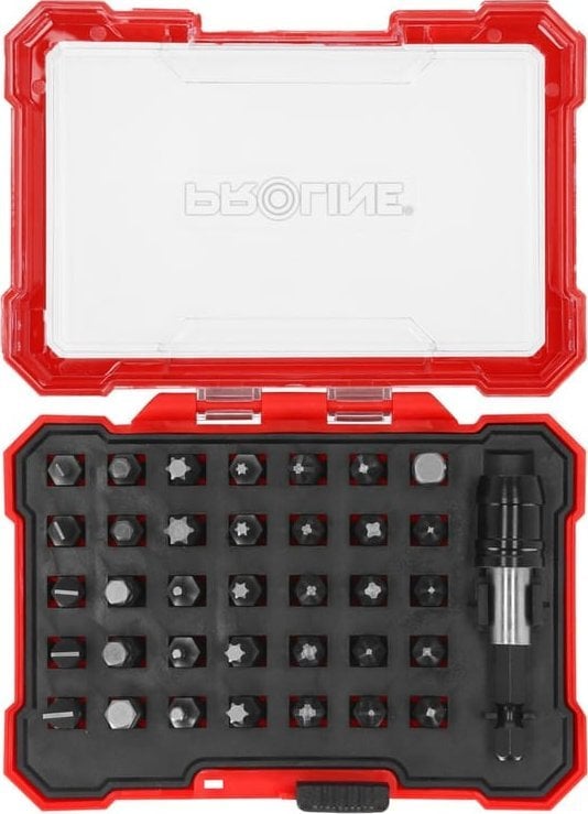 Zestaw końcówek z uchwytem, 36szt. proline