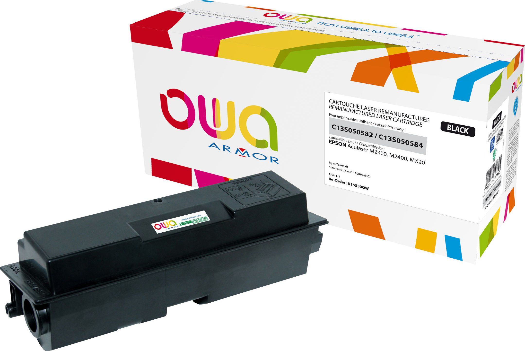 Toner OWA Armor Black Zamiennik C13S050582 (K15550OW)