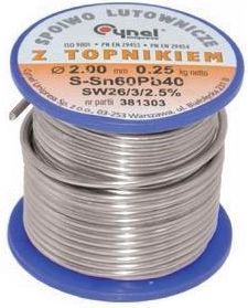 Ergom Drut do lutowania 2mm 20g DW 2,00/TLR cyna (E05ML-01010200801)