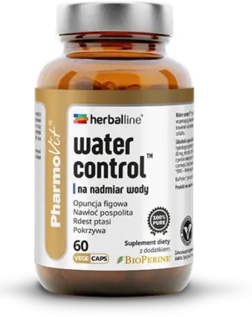 PHARMOVIT_Water Control Na Nadmiar Wody suplement diety 60 kapsułek