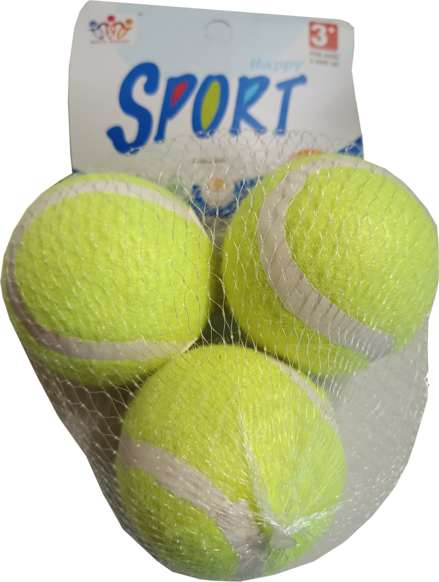 Aqua Nova Piłki do tenisa 3szt BY9901 14145