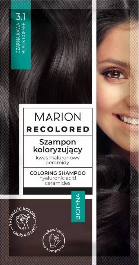 Marion Marion Recolored szampon koloryzujący 3.1 Czarna Kawa 35ml