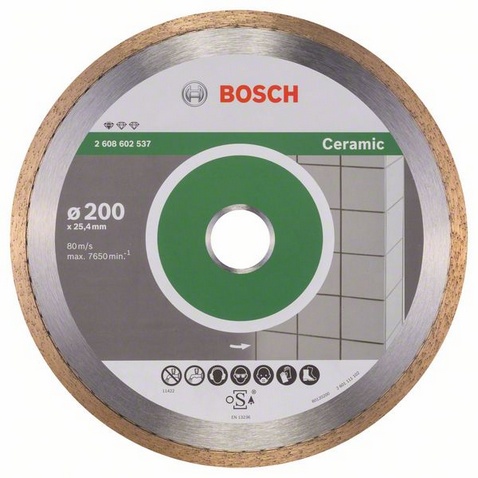 Bosch Tarcza tnąca Standard For Ceramic diamentowa 200x25,4mm (2608602537)