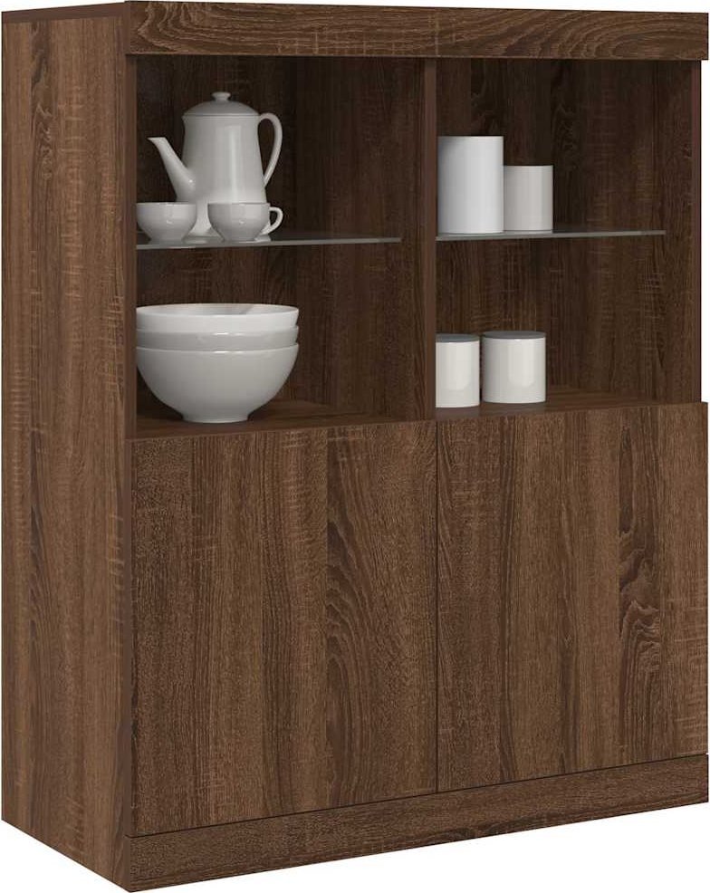 vidaXL Szafka brązowy dąb 81x37x100 cm