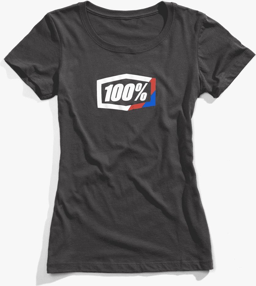 100% Koszulka damska Stripes Charcoal r. L