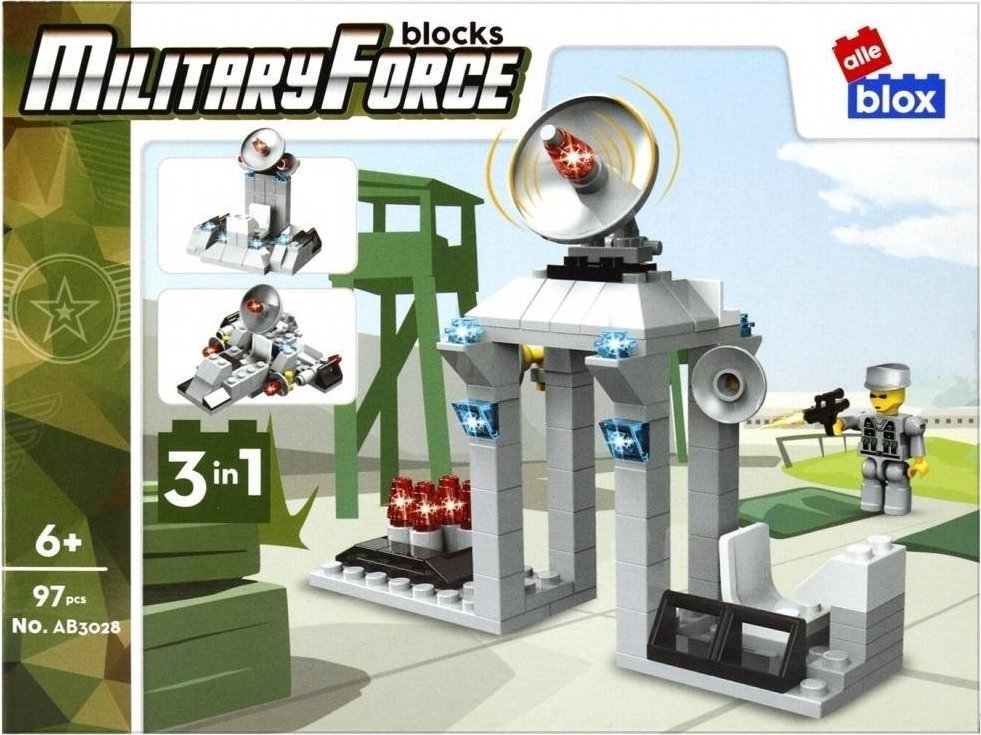 ALLEBLOX Klocki konstrukcyjne Wojsko ALLEBOX