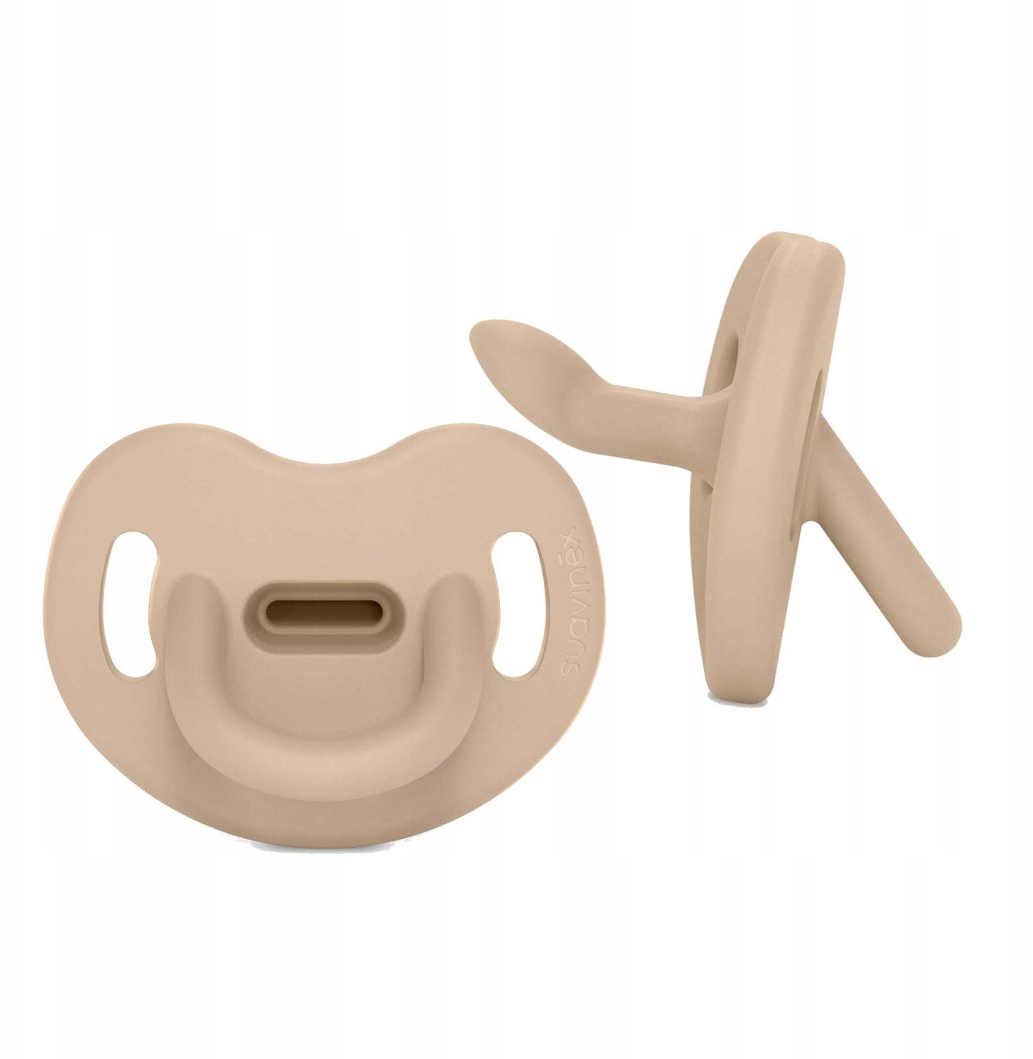 SUAVINEX - 308626-SMOCZEK 100% SILIKONOWY ANATOMICZNY SX PRO/0-6M/BEŻOWY/COLOUR ESSENCE