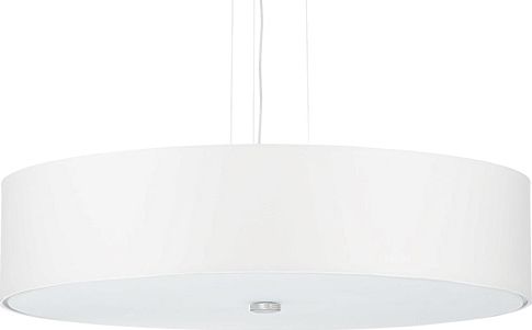 Lampa wisząca Lumes Biały minimalistyczny okrągły żyrandol - EX699-Skalo