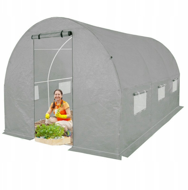 Tunel Foliowy 2x3m Szklarnia Ogrodowa 6m2 Rurki 19mm