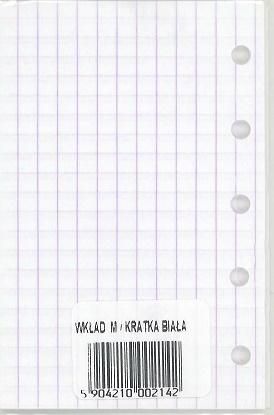 Antra Wkład do organizera M Kratka biała (270087)