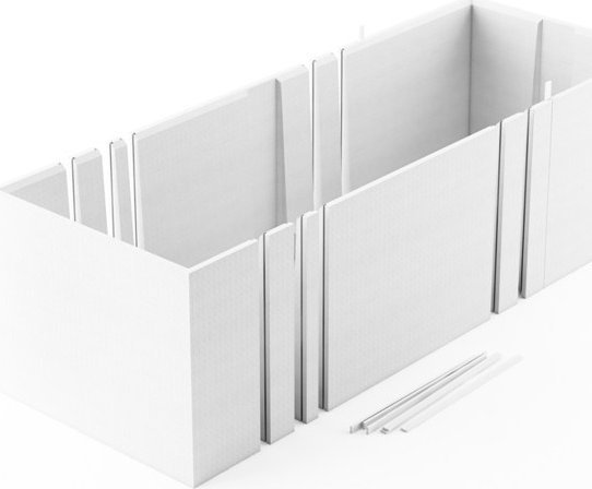 SCHEDPOL Nośnik uniwersalny do wannien prostokątnych akryl/stal długość 160-200 szerokość 80cm 1.032. W zestawie: 2 elementy nośnika, 4 elementy