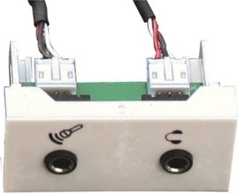 Adapter AV FULL F22 2x Mini Jack Module. F/F.