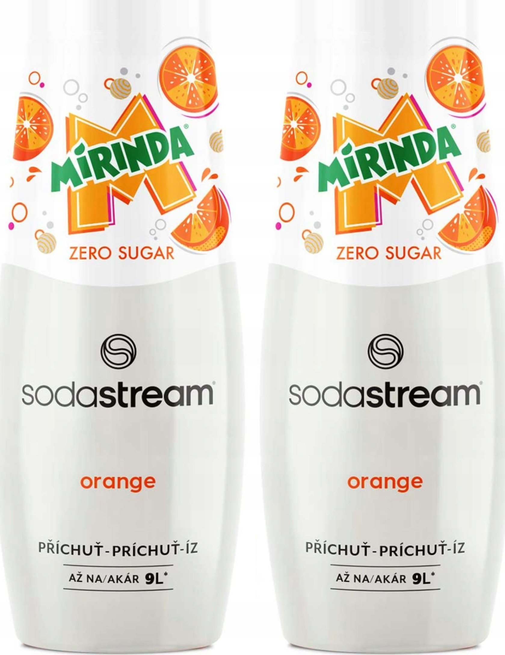 Syrop koncentrat sok SodaStream Mirinda Zero BEZ CUKRU 2 szt.