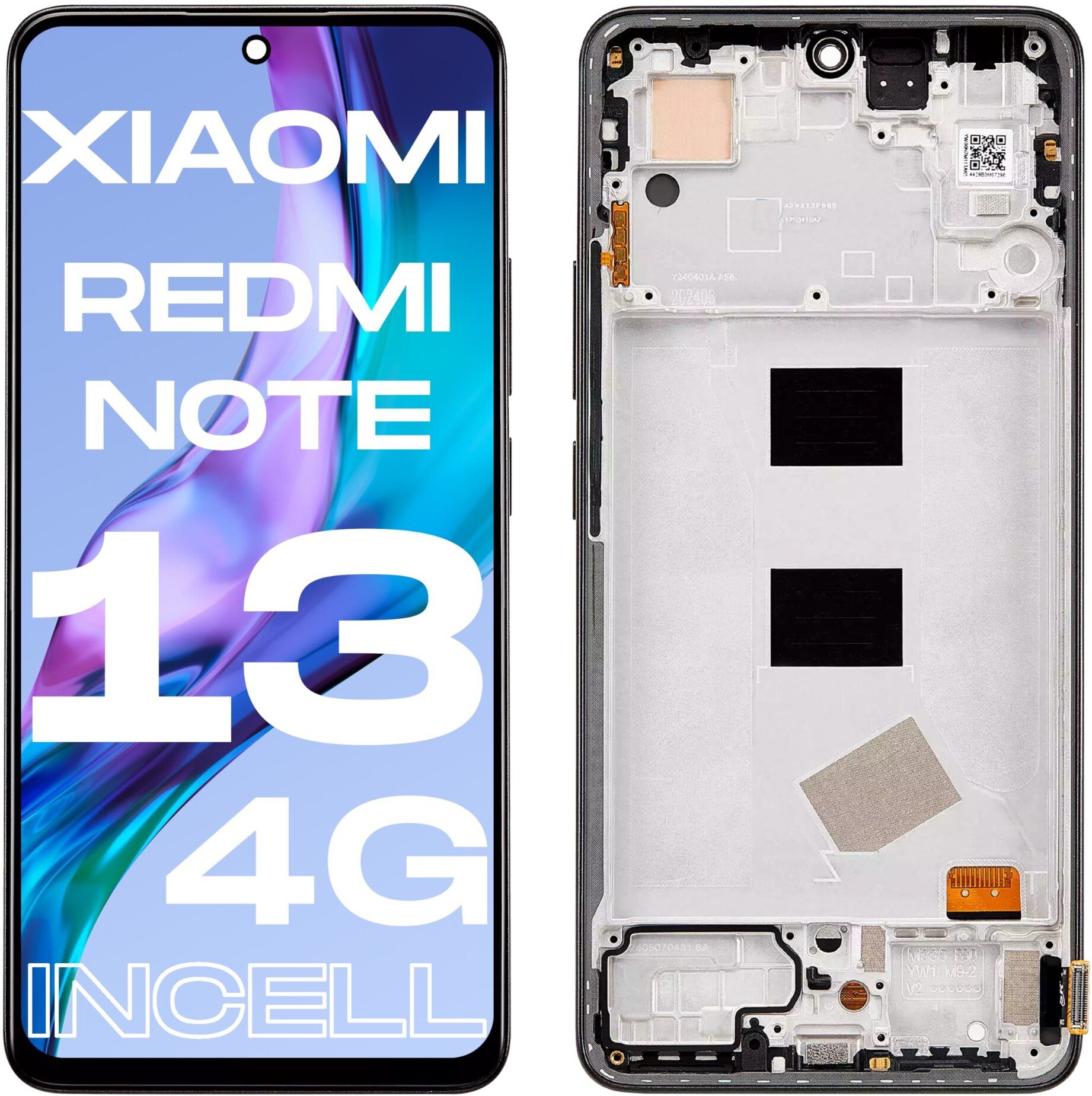 Wyświetlacz do Xiaomi Redmi Note 13 4G LCD Ekran Incell Ramka