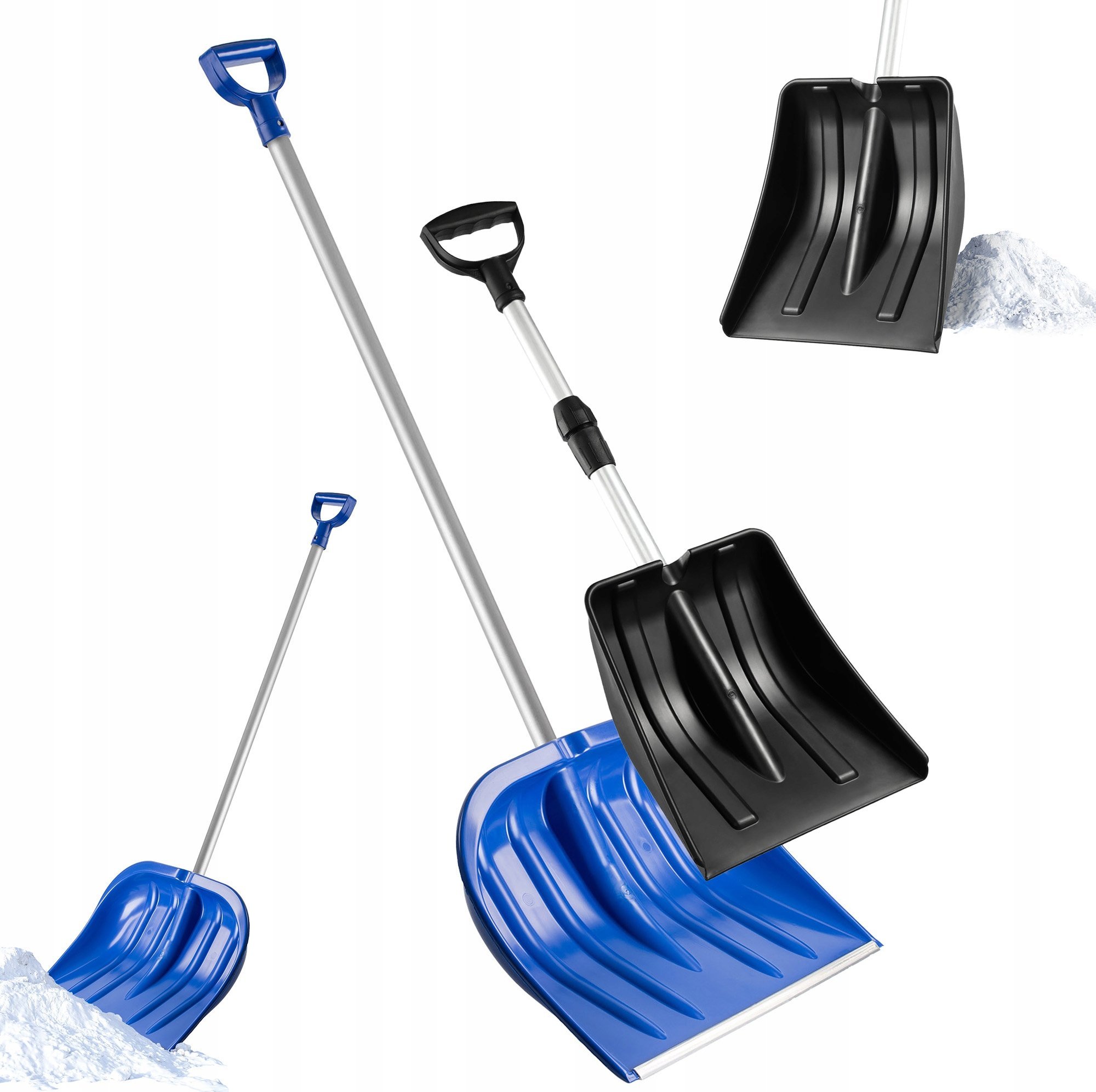KADAX Łopata Do Śniegu Duża szufla Zgarniacz + Saperka Samochodowa Do Auta